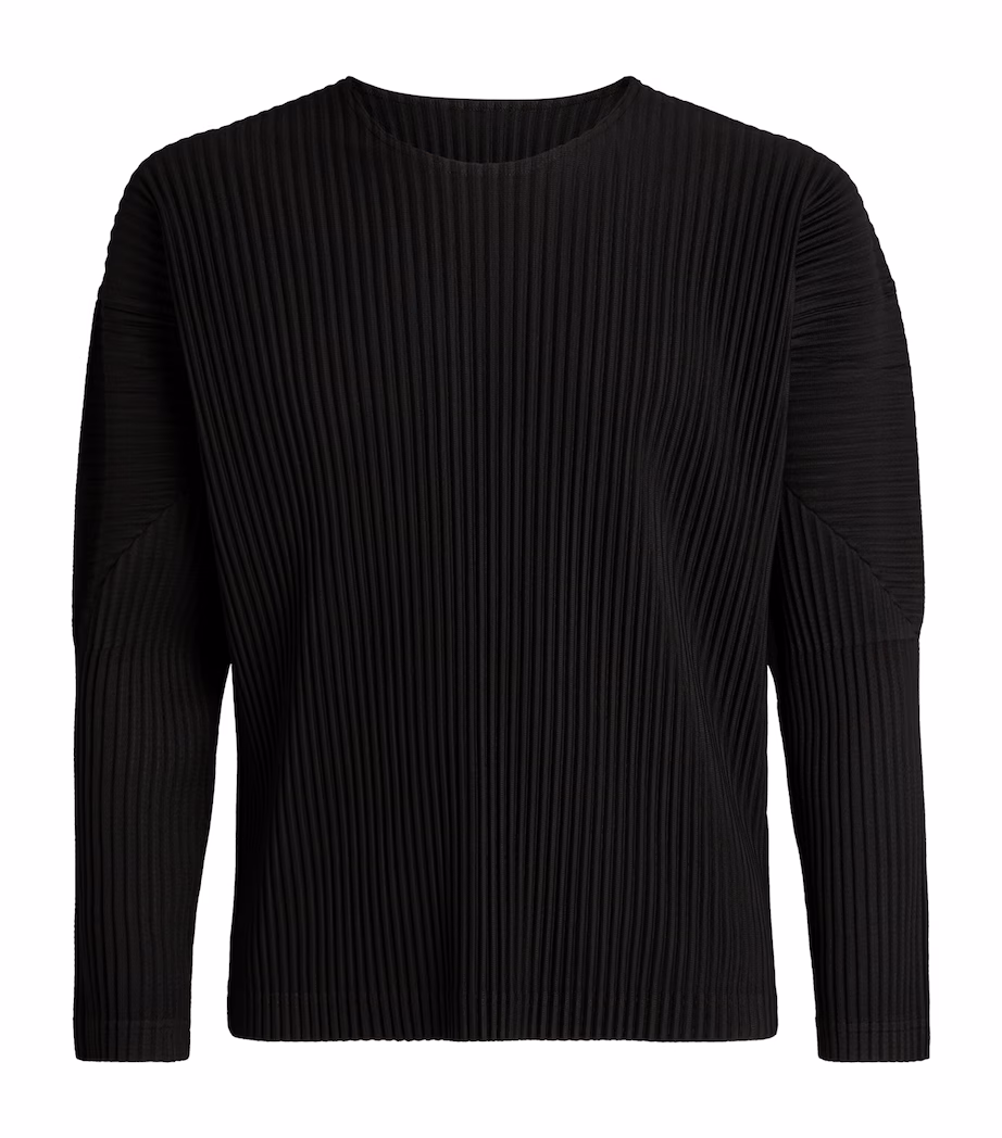 Homme Issey Miyake Men's Long-Sleeve Pleated Shirt