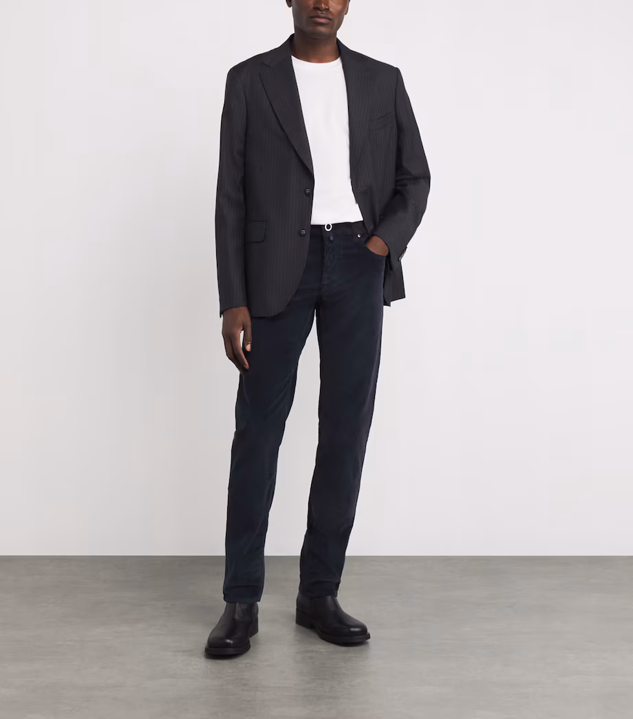 Jacob Cohen Stretch Corduroy Bard Slim Jeans