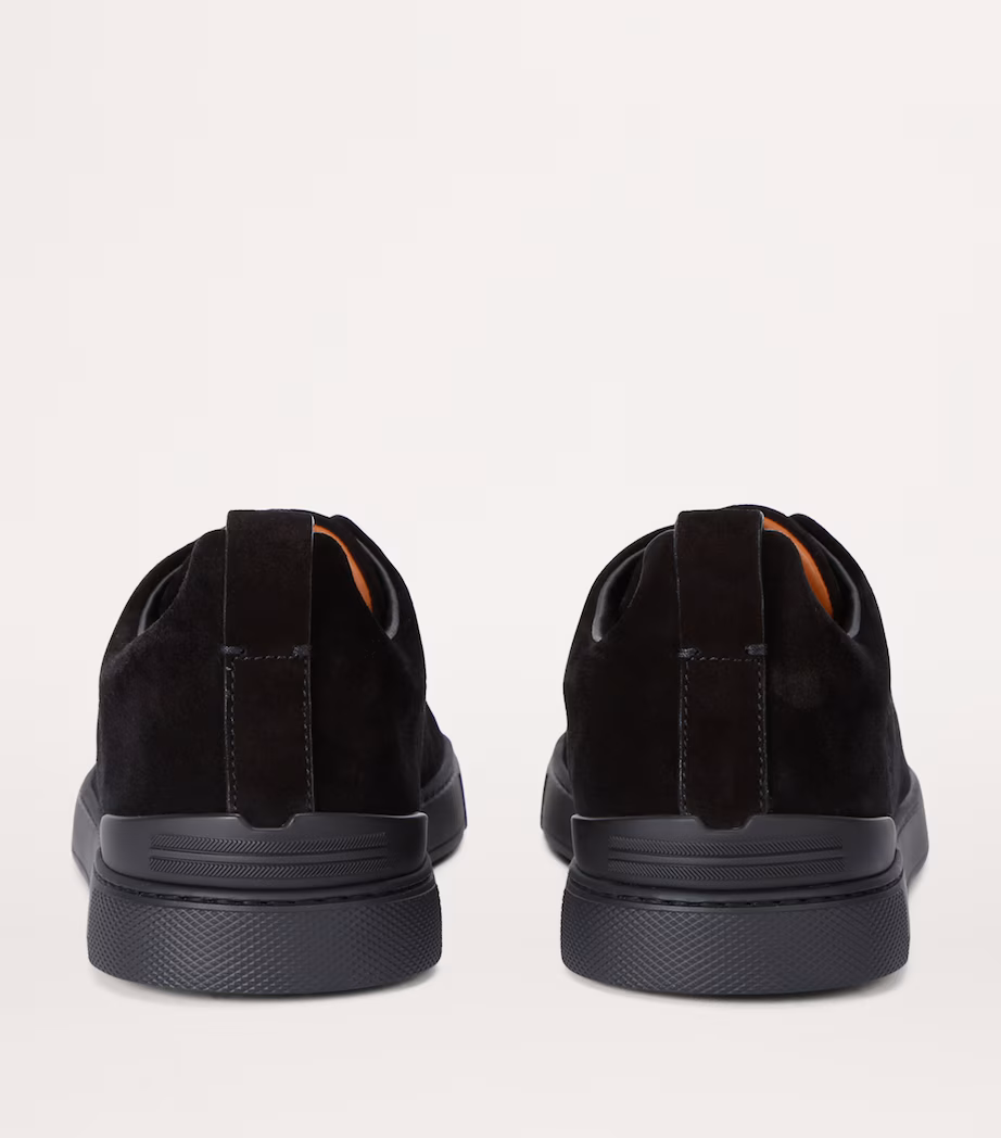 Zenga Suede Triple Stitch Sneakers