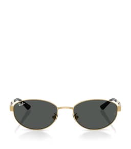Ray-Ban RB3774D Metal Oval Sunglasses