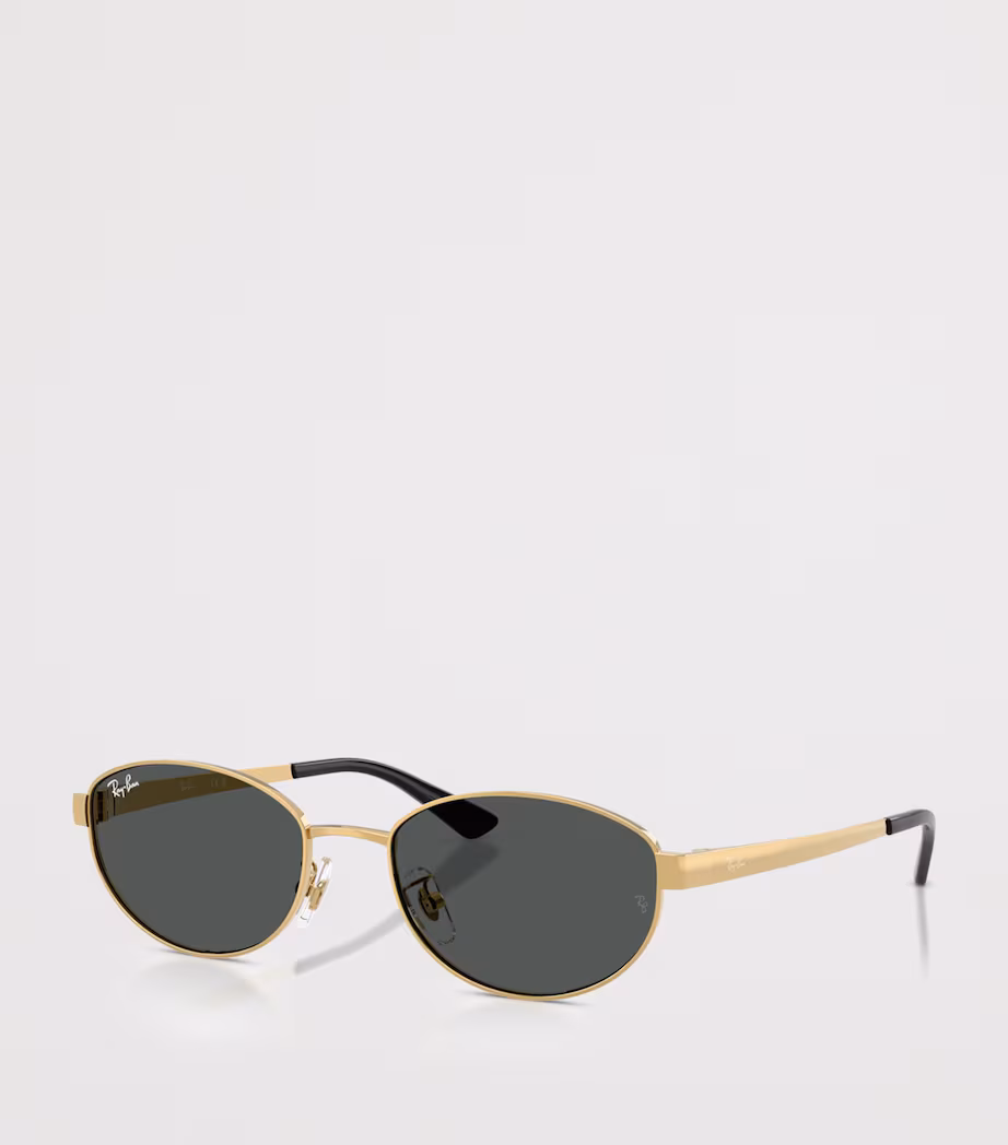Ray-Ban RB3774D Metal Oval Sunglasses